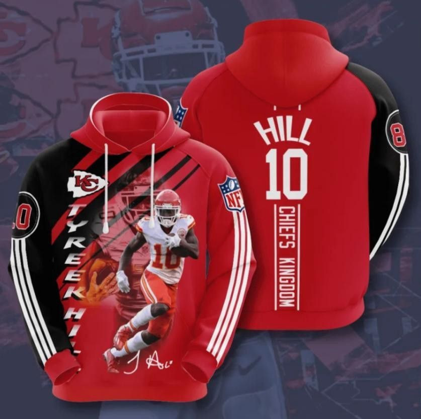 HILL 10 Kansas City Chiefs 3D Hoodie For Men For Women All Over Printed Hoodie