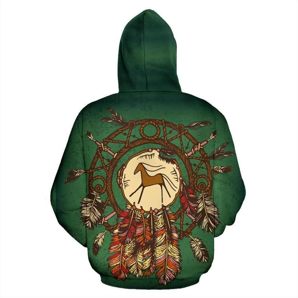 Horse Dreamcacther Native American Hoodie BT10