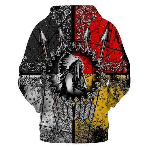 Native American Chief Pullover Hoodie