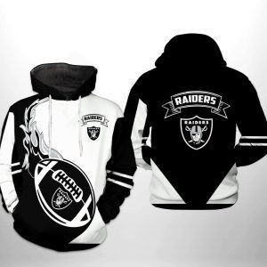 Oakland Raiders NFL Classic 3D All Over Print Hoodie, Zip-up Hoodie