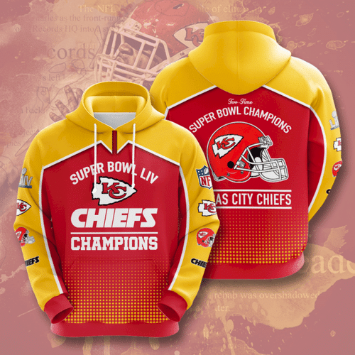 NFL Kansas City Chiefs 3D Hoodie For Men For Women