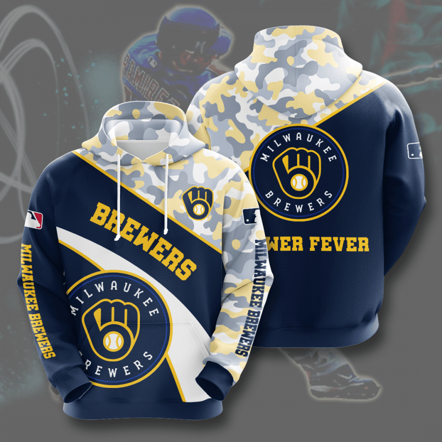 Milwaukee Brewers 3D Hoodie