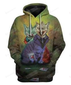 Cat 3D All Over Print Hoodie, Zip-up Hoodie