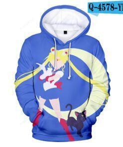 Sailor Moon 3D All Print Hoodie, Zip- Up Hoodie