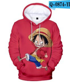 One Piece 3D All Print Hoodie, Zip- Up Hoodie