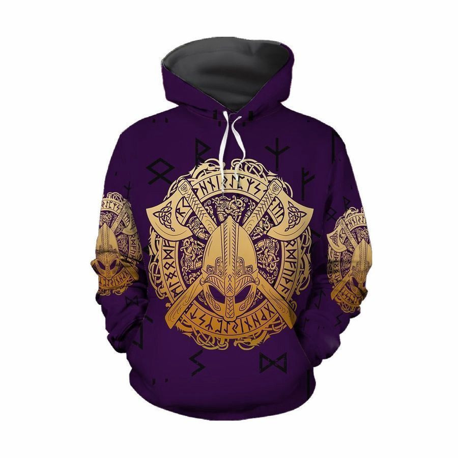 Viking Pullover And Zip Pered Hoodies Custom 3D Graphic Printed 3D Hoodie All Over Print Hoodie For Men For Women