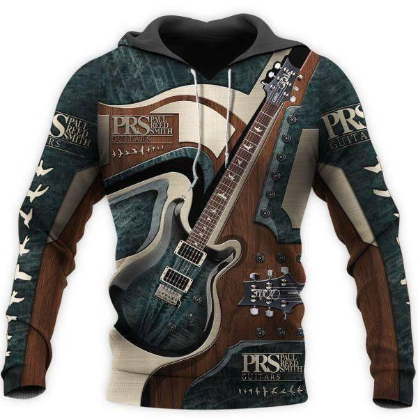 PRS Paul Reed Smith Guitars Legend 3D All Over Print Hoodie, Zip-up Hoodie