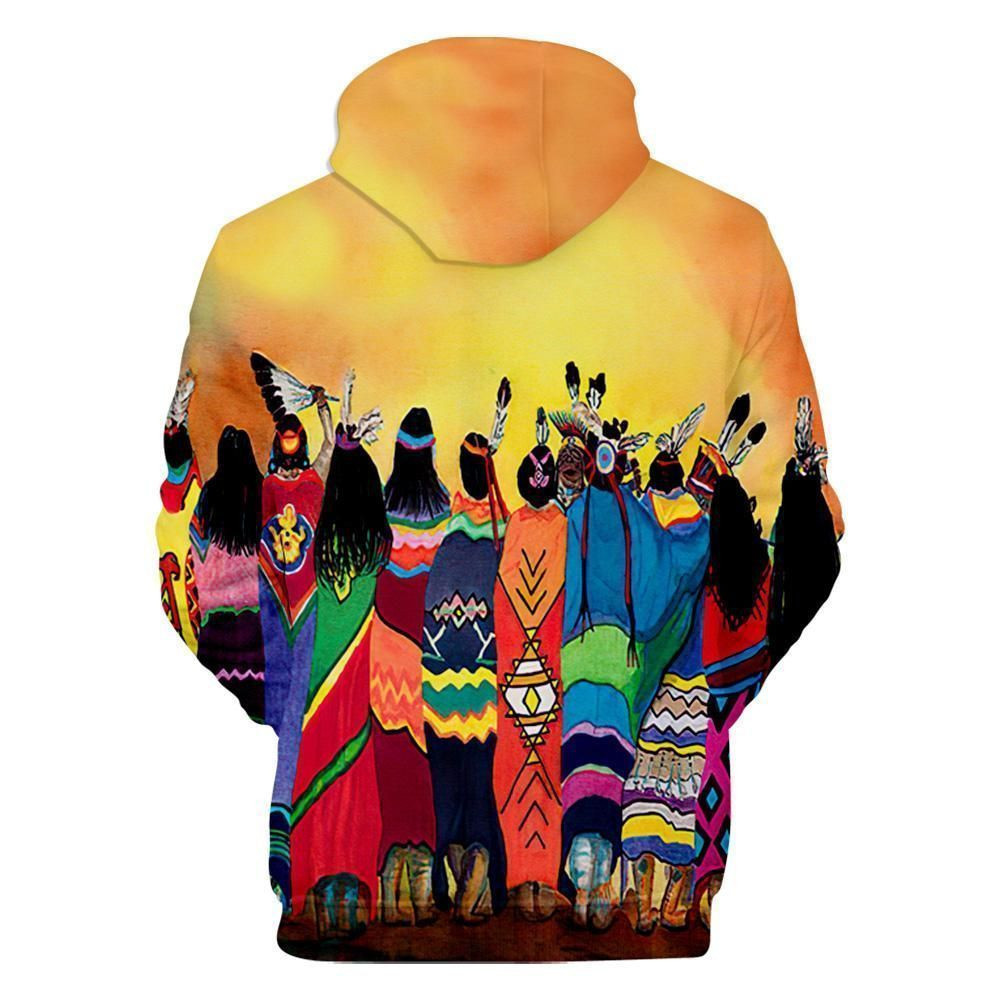 Standing Together Native American Community Hoodie BT13