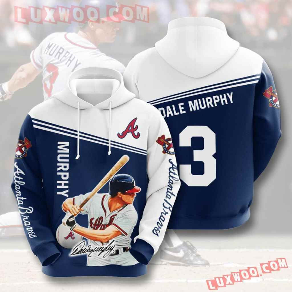 Mlb Atlanta Braves 3d Hoodie  2021