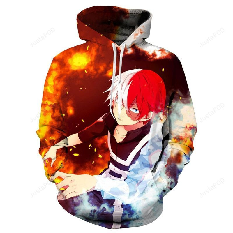 My Hero College Series 3D All Print Hoodie, Zip- Up Hoodie