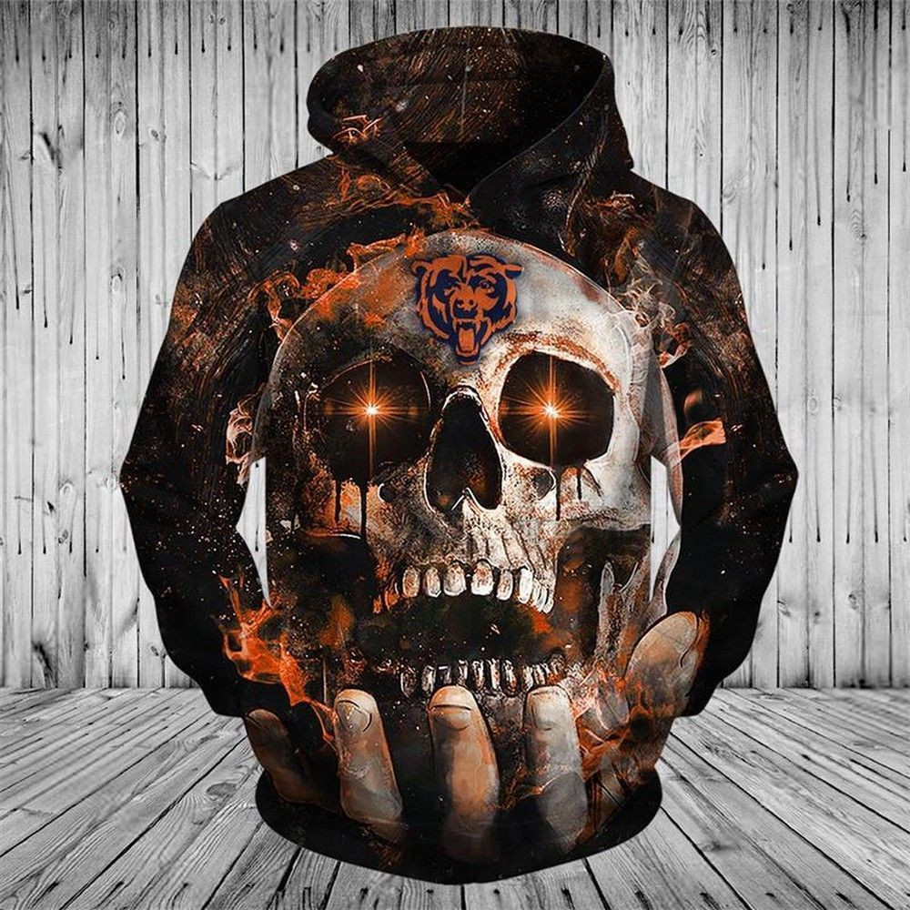 NFL Cincinnati Bengals Skull Men And Women 3D Full Printing Hoodie Zip Hoodie Cincinnati Bengals 3D Full Printing Shirt