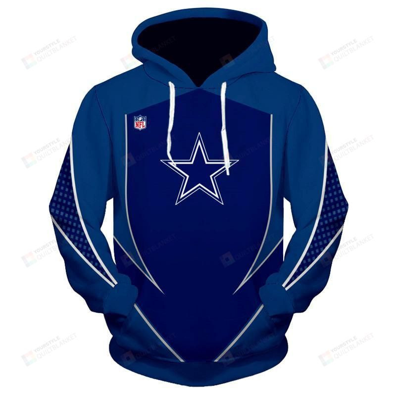 Dallas Cowboys 3D All Over Print Hoodie, Zip-up Hoodie