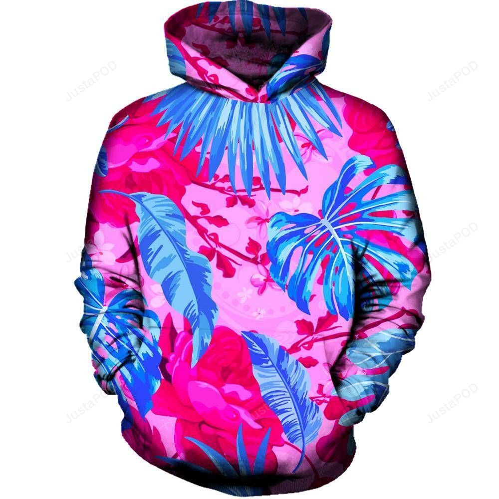 Summer Blues 3D All Over Printed Hoodie, Zip- Up Hoodie