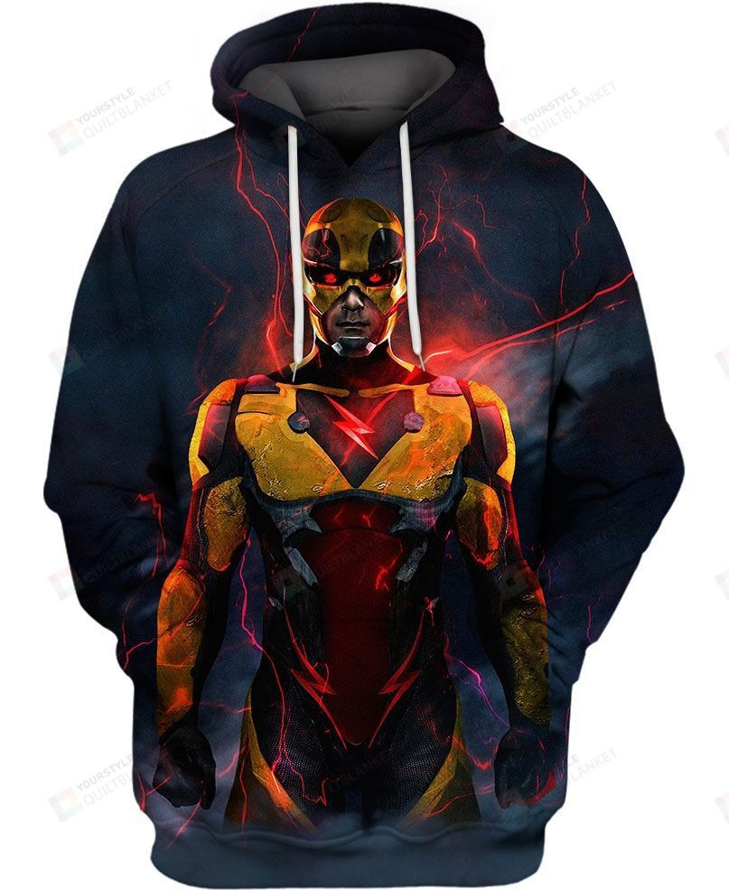 Mecha Flash 3D All Print Hoodie, Zip- Up Hoodie