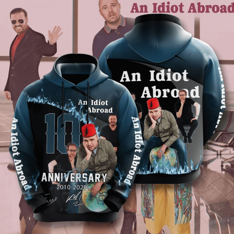 An Idiot Abroad No44 Custom Hoodie 3D