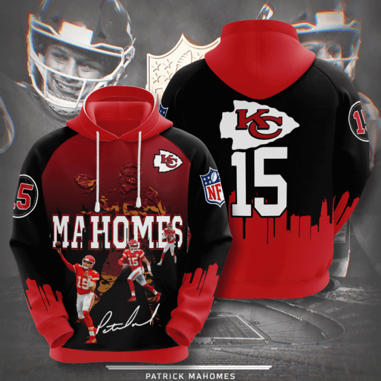 NFL Kansas City Chiefs 3D Hoodie Sweatshirt