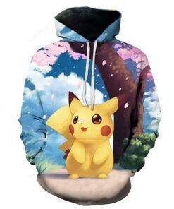 Pikachu 3D All Print Hoodie, Zip- Up Hoodie