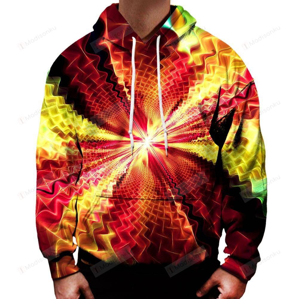 Into The Red 3D All Over Printed Hoodie, Zip- Up Hoodie