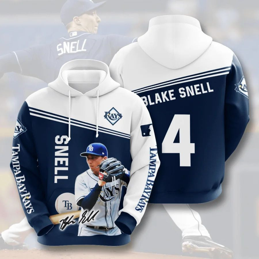 Mlb- Tampa Bay Rays 3d Hoodie Style 06