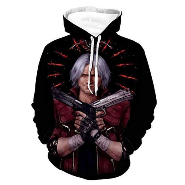 Devil May Cry  3D All Over Print Hoodie, Zip-up Hoodie