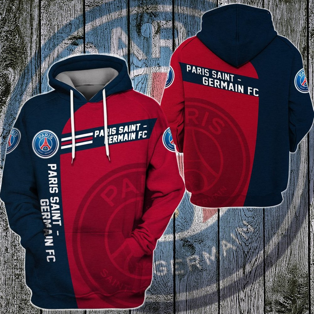 Paris Saint-Germain FC  3D All Over Print Hoodie, Zip-up Hoodie