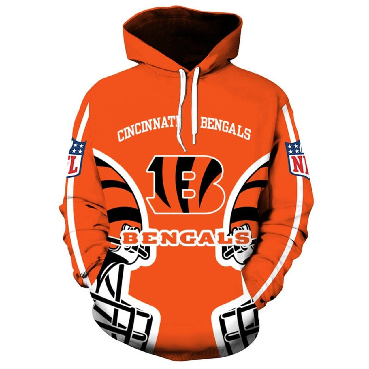 Cincinnati Bengals 3d Hoodie 02