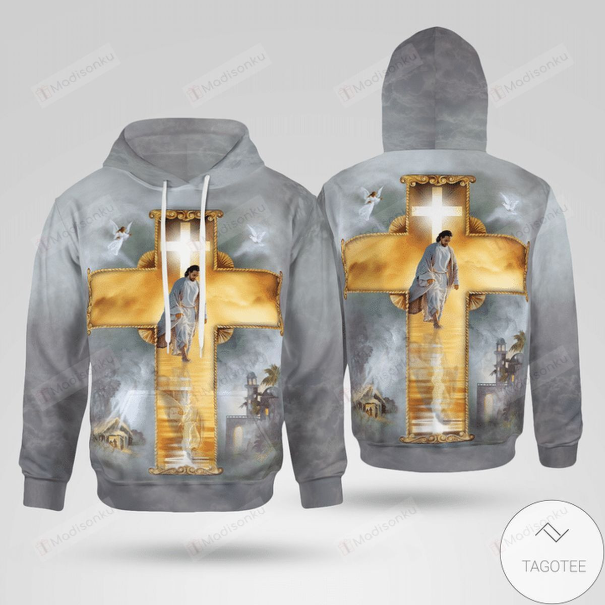 Beautiful Jesus Gateway To Heaven 3D All Over Print Hoodie, Zip-up Hoodie