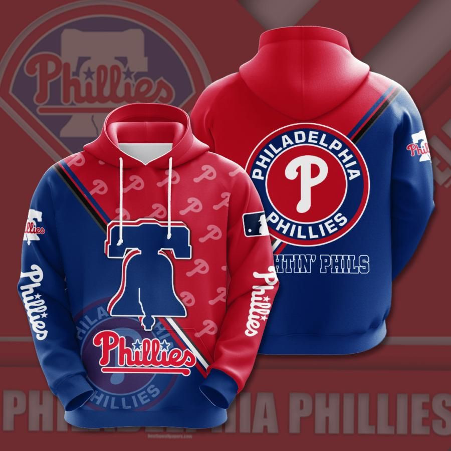 Philadelphia Phillies No1615 Custom Hoodie 3D Size S to 5XL