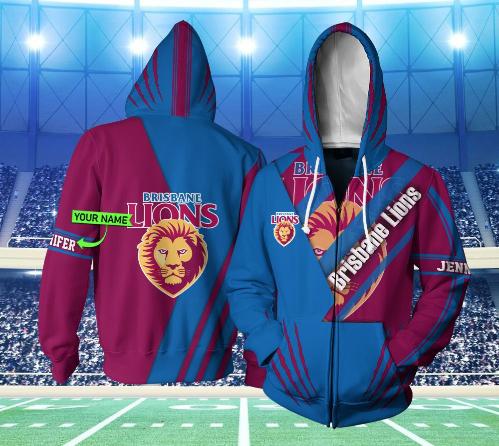 Personalized Brisbane Lions Custom 3D All Over Print Hoodie