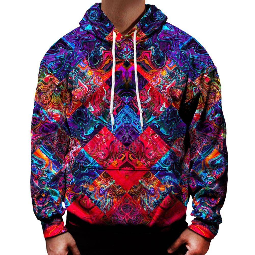 Unexplained 3D All Over Printed Hoodie, Zip- Up Hoodie