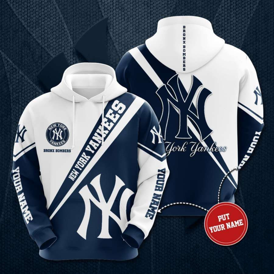 Personalized New York Yankees No1468 Custom Hoodie 3D