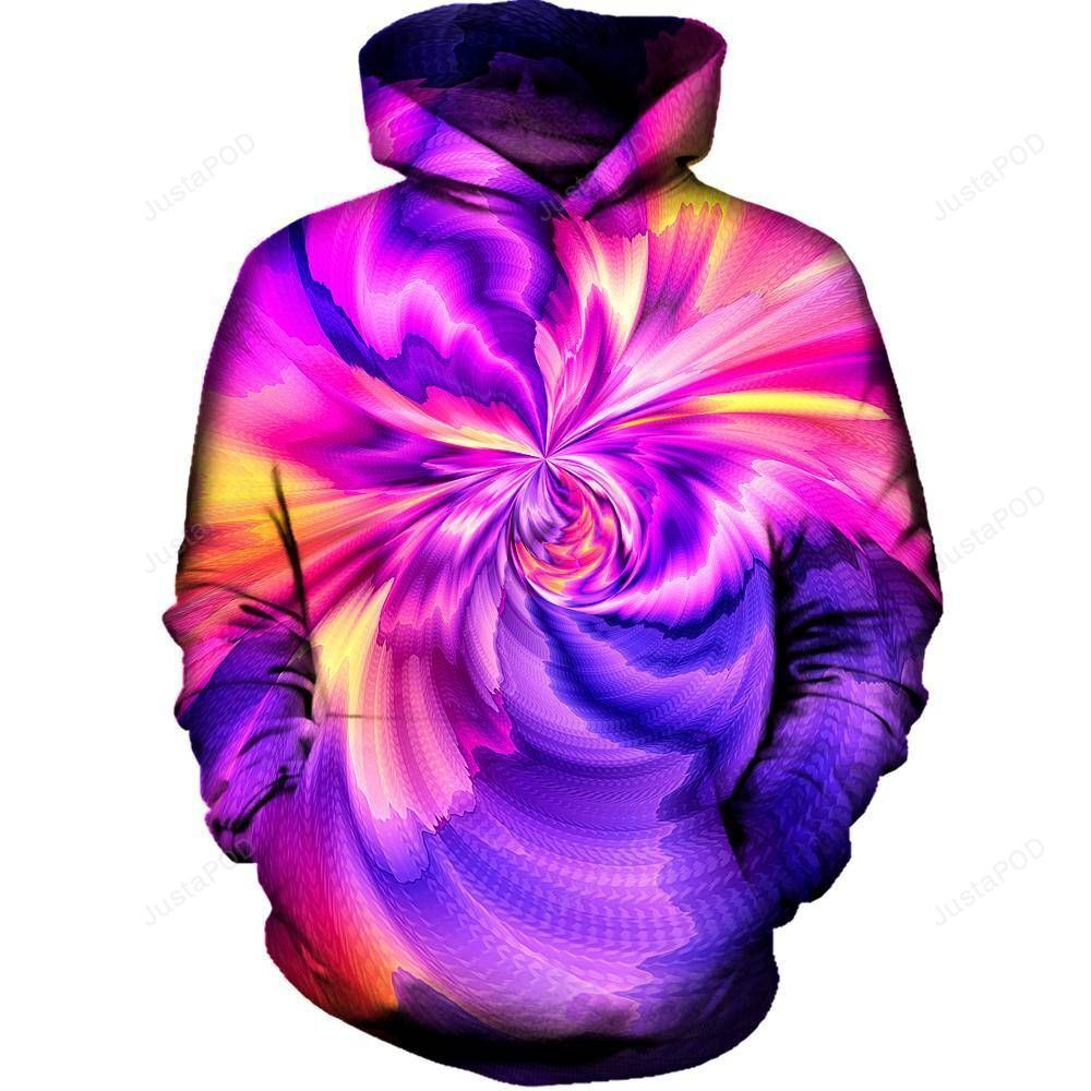 Purple Zoom 3D All Over Printed Hoodie, Zip- Up Hoodie