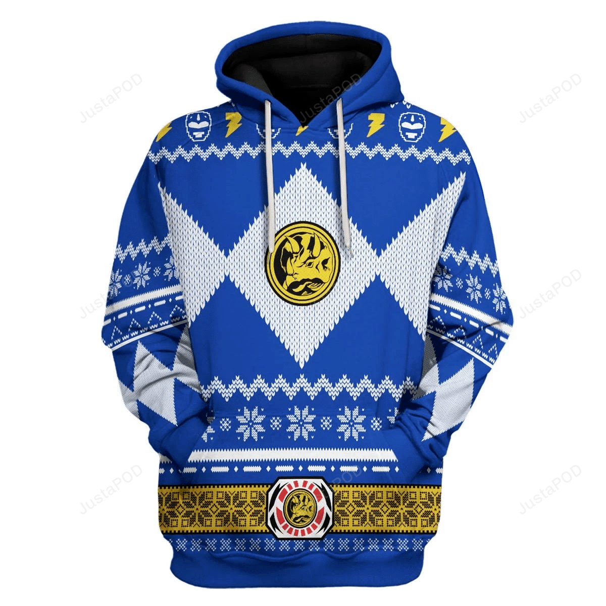 Power Rangers 3d All Print Hoodie, Zip- Up Hoodie