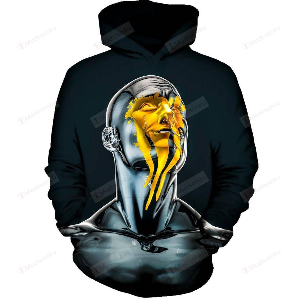 Love Is The Only Gold 3D All Over Printed Hoodie, Zip- Up Hoodie