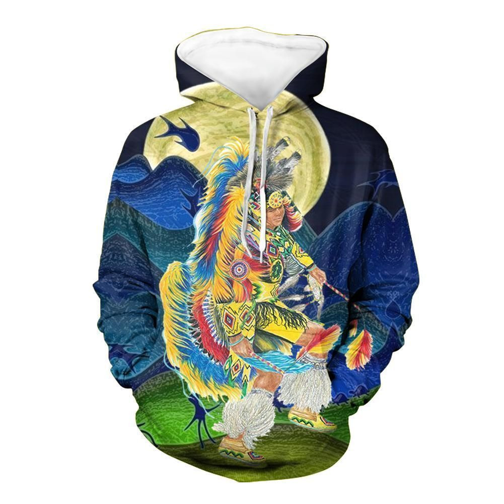 Pow Wow Dancer Native American Hoodie BT13