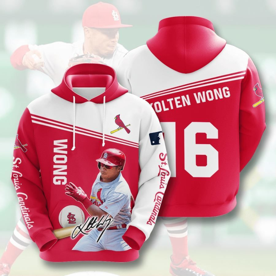 St Louis Cardinals No1843 Custom Hoodie 3D #19686