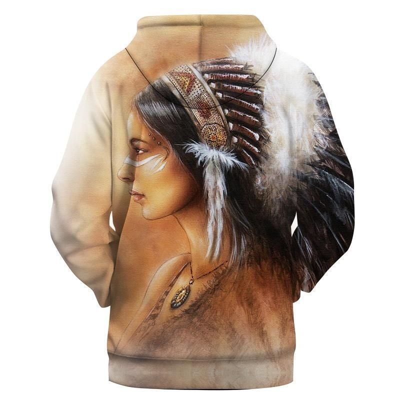 Woman Native American Hoodie BT12