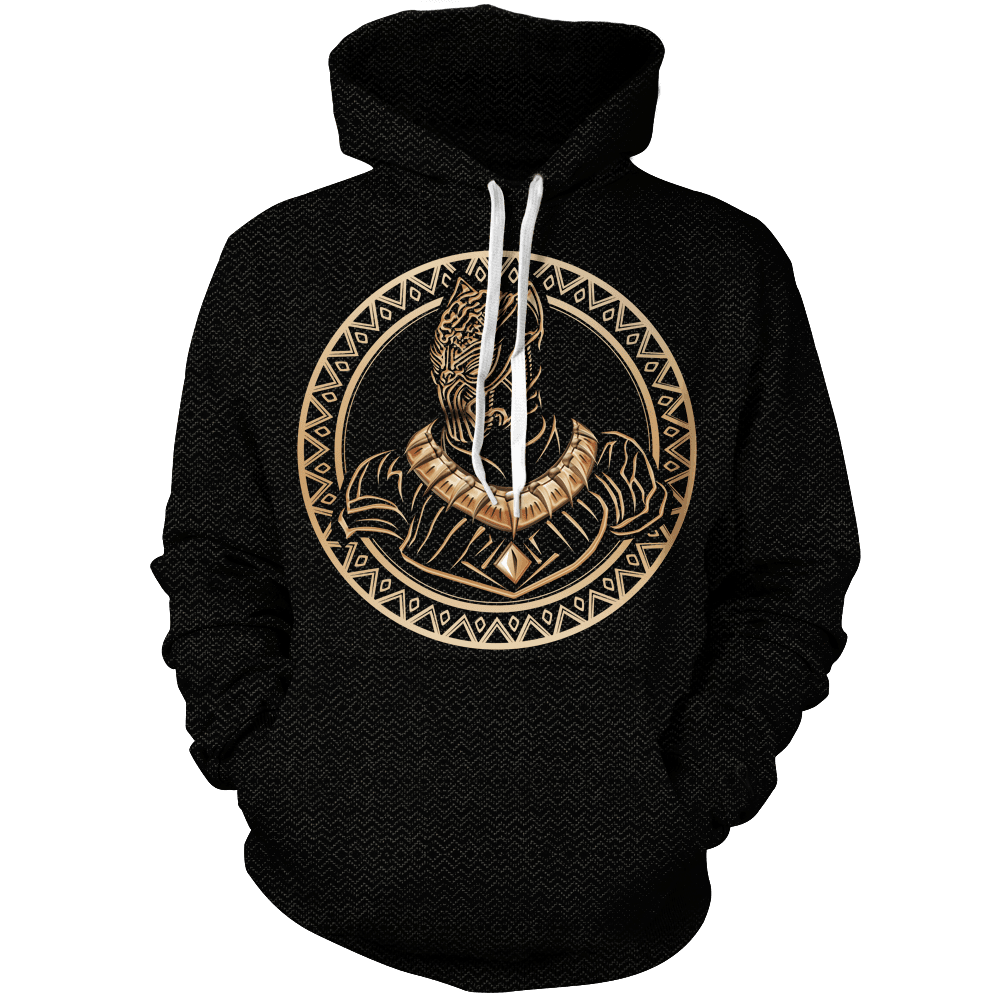 Black Panther Tribal 3D All Over Print Hoodie, Zip-up Hoodie