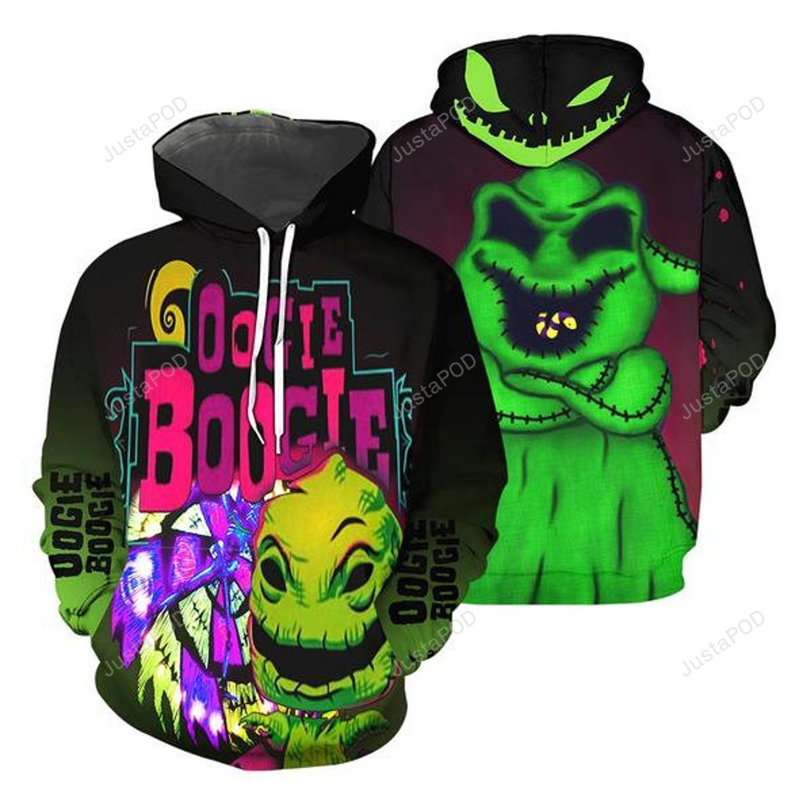 Oogie Boogie 03 The Nightmare Before Christmas For Unisex 3D All Over Print Hoodie, Zip-up Hoodie