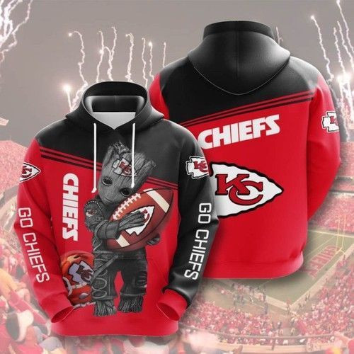 Amazon Sports Team Nfl Kansas City Chiefs No442 Hoodie 3D