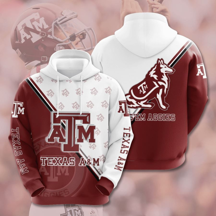 Texas A&m Aggies No1945 Custom Hoodie 3D