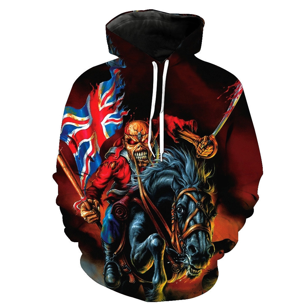 Skull Warrior England Flag 3d All Over Print Hoodie, Zip-Up Hoodie