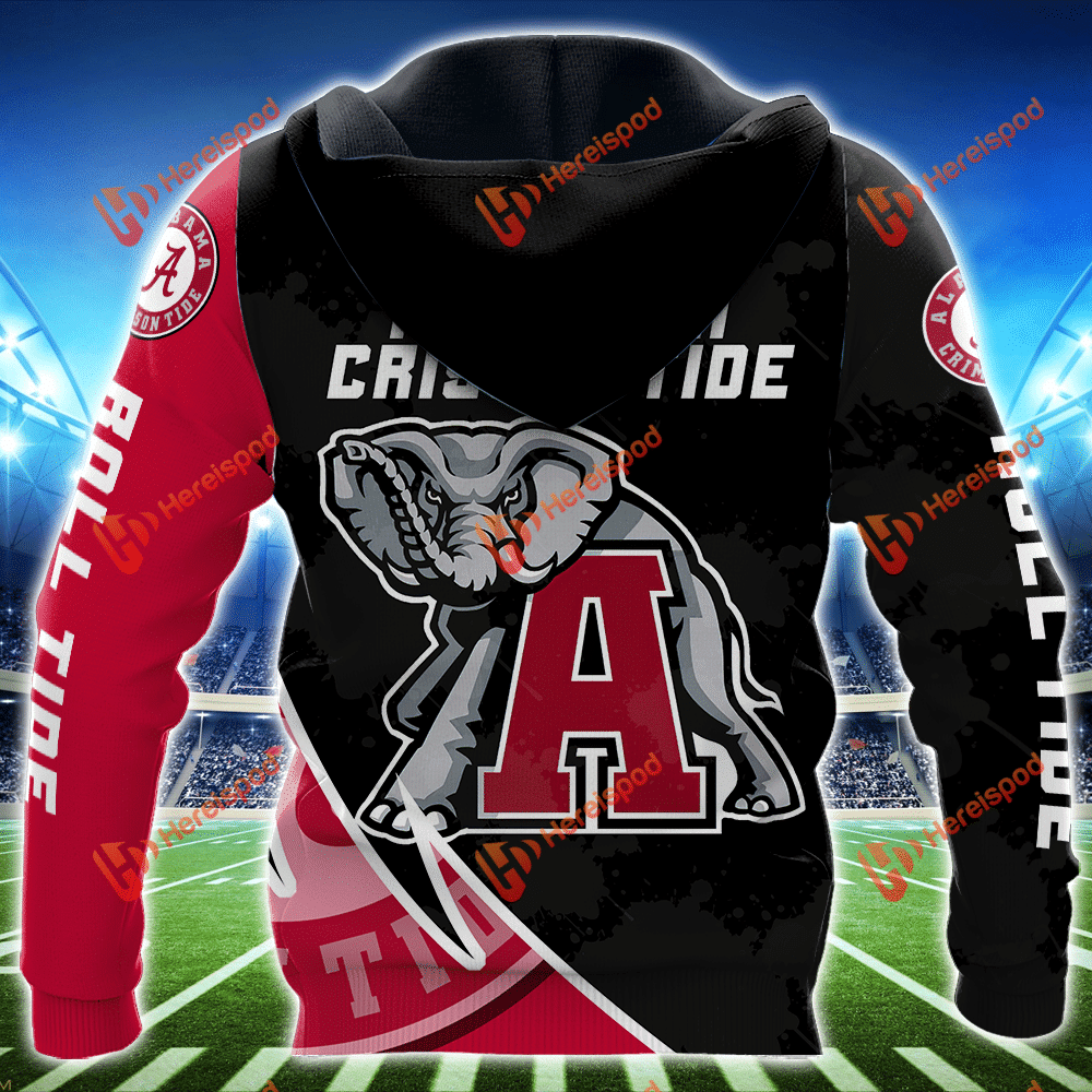 Alabama Crimson Tide Personalized 3D Hoodie MHT21042119