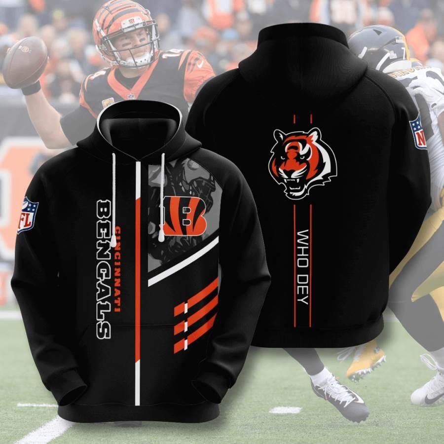 Sports American Football Nfl Cincinnati Bengals 3D All Over Print Hoodie, Zip-up Hoodie