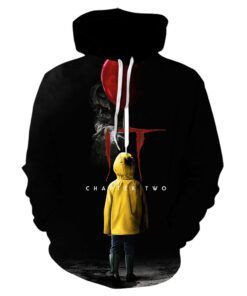 Animated Clown 3D All Print Hoodie, Zip- Up Hoodie