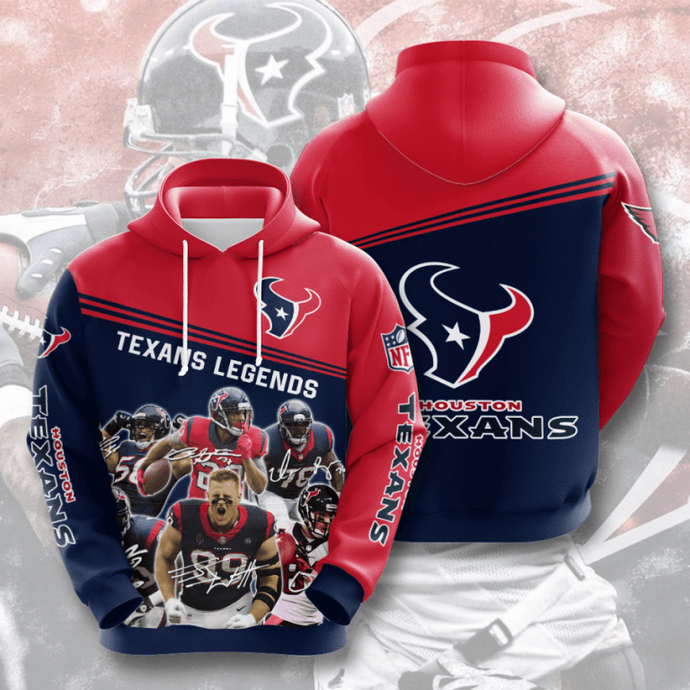 Nfl Houston Texans 3D All Over Print Hoodie, Zip-up Hoodie