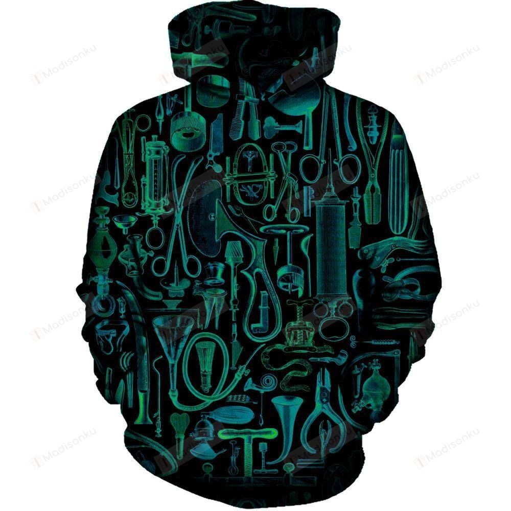 Medical Condition 3D All Over Printed Hoodie, Zip- Up Hoodie