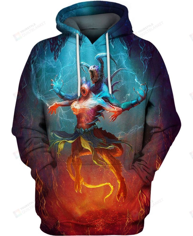 Conjuring The Dead Alien 3D All Over Print Hoodie, Zip-up Hoodie