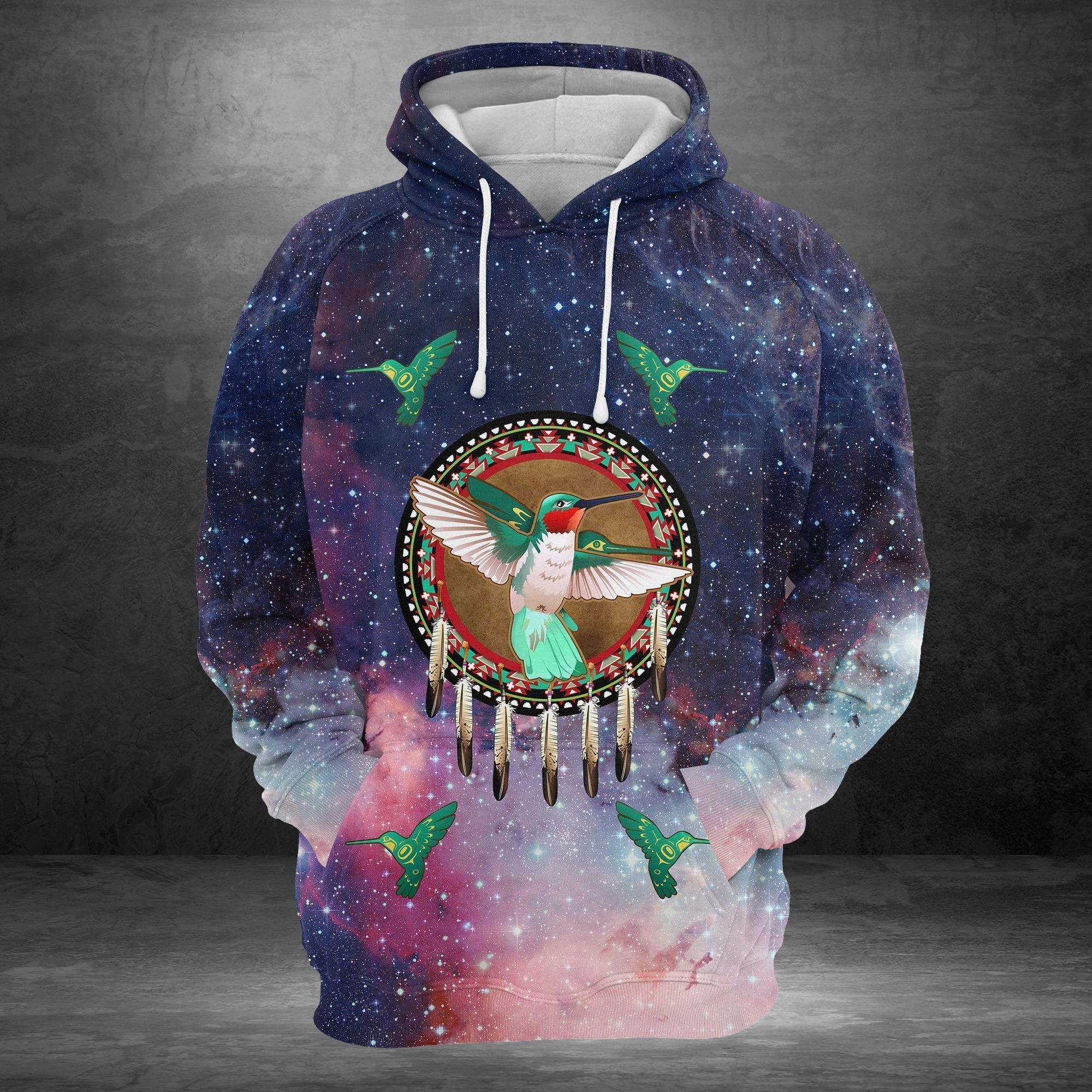 Hummingbird Native American Hoodie BT12