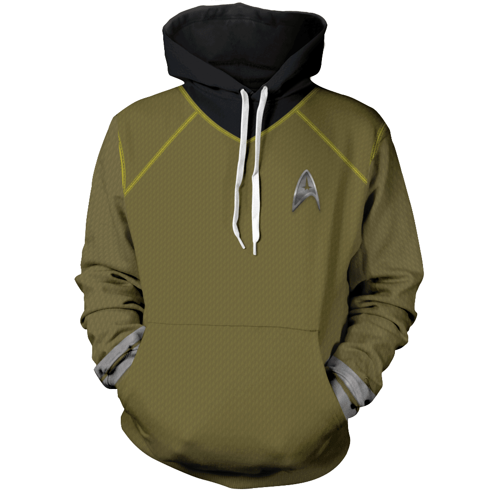 Starfleet Command 3D All Over Print Hoodie, Zip-up Hoodie